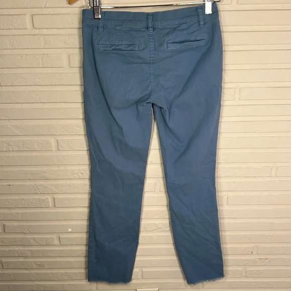 Tory Burch Blue Corduroy Cotton Stretch Skinny Pants, Women’s Size 25 - Picture 6 of 9